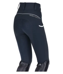 Pantalon d'équitation hybride à fond intégral grip enfant Jola