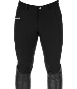 Pantalon d'équitation softshell à fond intégral grip homme Oliver