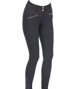 Pantalon d'équitation taille haute à fond intégral Grip Catherine