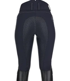 Pantalon d'équitation taille haute shoftshell à fond intégral Grip Ariana