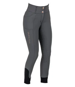 Pantalon d'équitation thermique à fond intégral grip Jessica