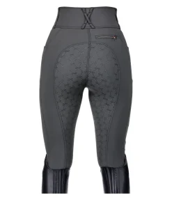 Pantalon d'équitation thermique à fond intégral grip Jessica