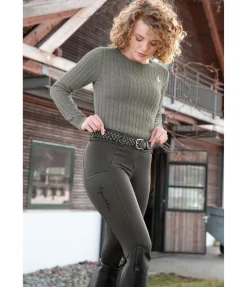 Pantalon d'équitation thermique hybride à fond intégral Grip Marleen