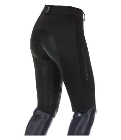 Pantalon d'équitation thermique et hybride à fond intégral grip enfant Nevis