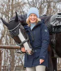 Parka d'équitation technique à capuche Anouk