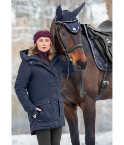 Parka d'équitation technique à capuche Anouk
