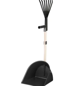 Pelle à fumier XL Mistboy avec manche et râteau