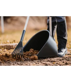 Pelle à fumier XL Mistboy avec manche et râteau