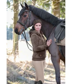 Sweat à capuche en polaire Teddy Bella