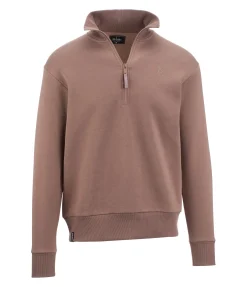 Sweat avec col zippé homme Portland