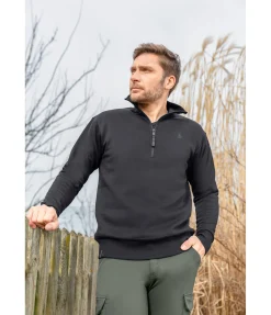 Sweat avec col zippé homme Portland