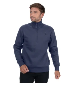 Sweat avec col zippé homme Portland