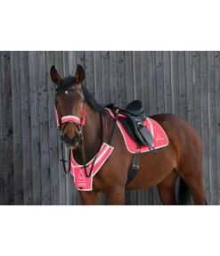 Tapis de selle réfléchissant Neon Bright