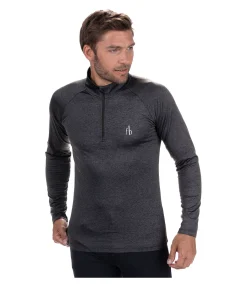T-shirt à manches longues stretch Performance homme Denton