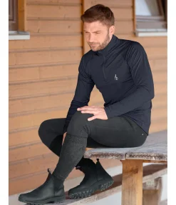 T-shirt à manches longues stretch Performance homme Denton