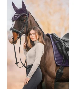 T-shirt col roulé à manches longues Claire