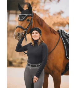 T-shirt col roulé à manches longues Claire