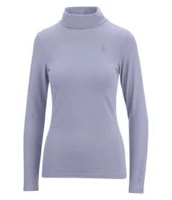 T-shirt col roulé à manches longues Claire