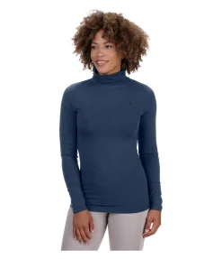 T-shirt col roulé à manches longues Claire