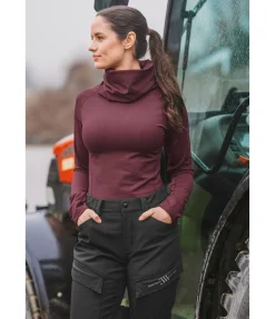 T-shirt technique à col roulé