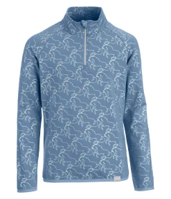 T-shirt technique à manches longues en stretch enfant Xena