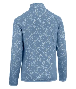 T-shirt technique à manches longues en stretch enfant Xena