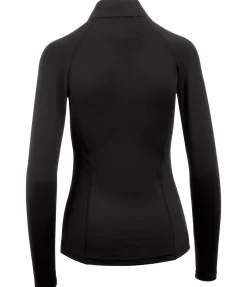 T-shirt technique zippé à manches longues Lea