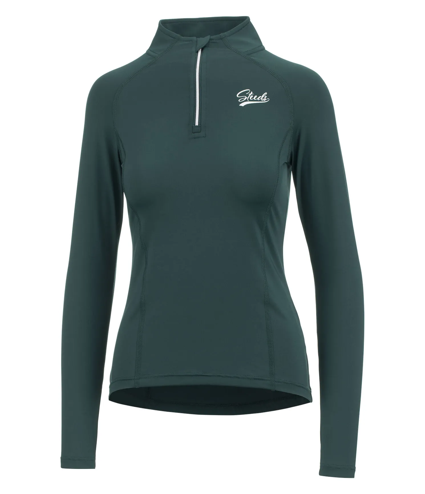 T-shirt technique zippé à manches longues Lea