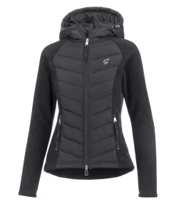 Veste bi-matière à capuche Elisa