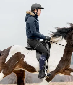 Veste d'équitation à capuche hiver Elgur