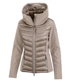 Veste d'équitation bi-matière à capuche Cora