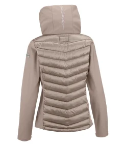 Veste d'équitation bi-matière à capuche Cora