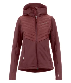 Veste d'équitation bi-matière à capuche Mara