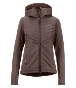 Veste d'équitation bi-matière à capuche Mara