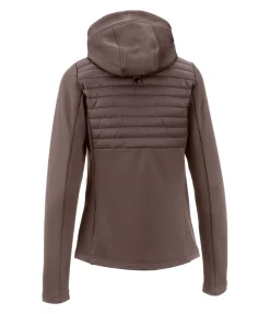 Veste d'équitation bi-matière à capuche Mara