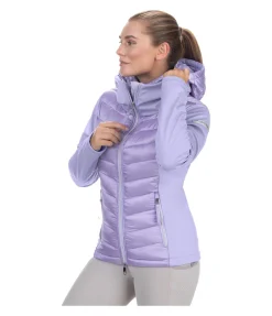 Veste d'équitation bi-matière à capuche Cora