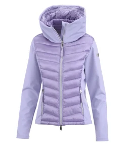 Veste d'équitation bi-matière à capuche Cora