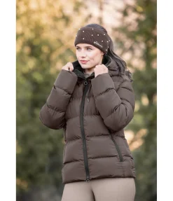 Veste d'équitation matelassée à capuche Leela II