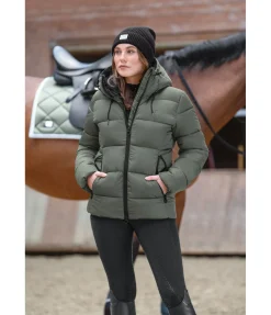Veste d'équitation matelassée à capuche Leela II