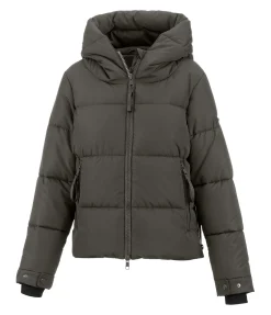 Veste d'équitation matelassée à capuche Amilia