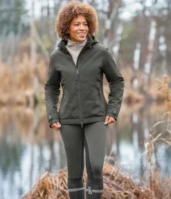 Veste d'équitation technique à capuche Emelie