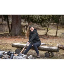 Veste en sherpa à capuche Rockies