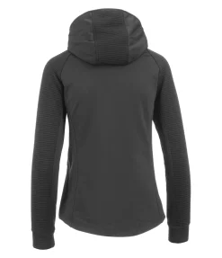 Veste stretch bi-matière à capuche Lene