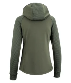 Veste stretch bi-matière à capuche Lene